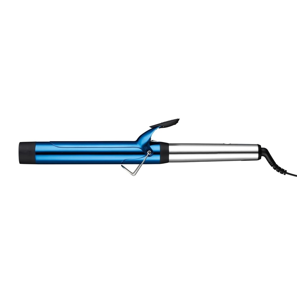 BaBylissPRO 1.5" Nanoβ Titanium Blue Curling Iron Extended Barrel for Long Hair